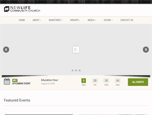 Tablet Screenshot of newlifekc.com